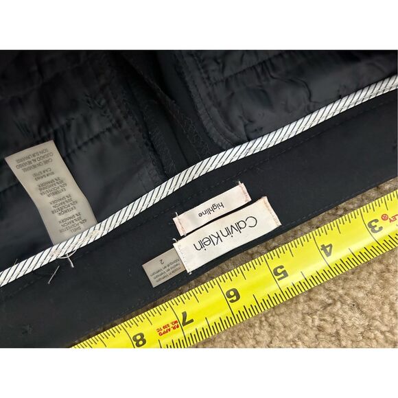 Calvin Klein Highline Navy Blue Ankle-Length Dress Pants, Size 2, MSRP $69 - Picture 3 of 7